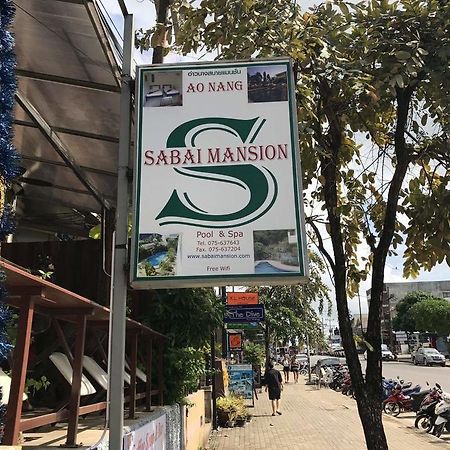 Apartmán Sabai Mansion Ao Nang Exteriér fotografie